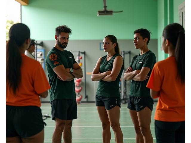 Seminario de nutrición deportiva para jóvenes atletas en Bogotá, con el equipo de Pyra Strength enseñando.